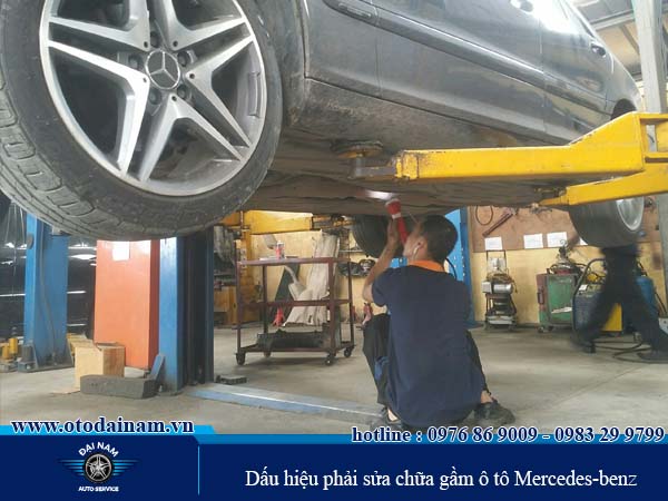 Quy trình sửa chữa gầm xe Mercedes