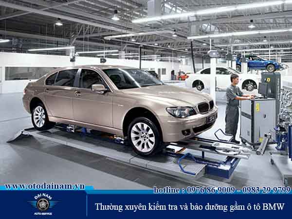 Thường xuyên kiểm tra và bảo dưỡng gầm ô tô BMW