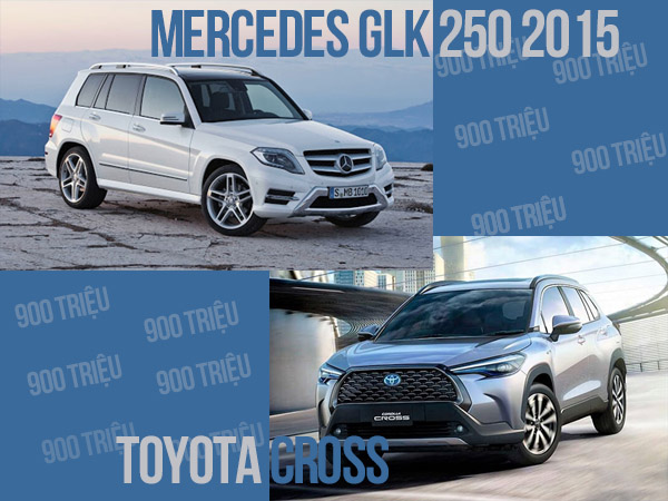 ~900 triệu chọn Toyota Cross hay Mercedes GLK 2015