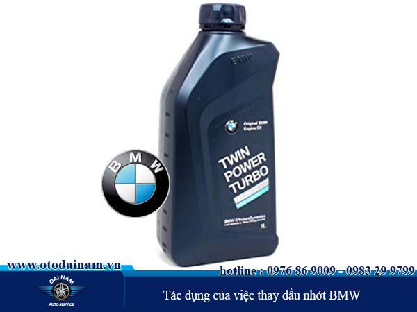 Tác dụng của việc thay dầu nhớt BMW