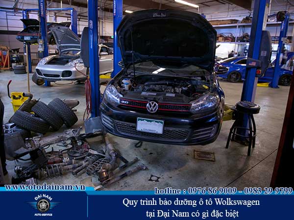 Quy trình bảo dưỡng ô tô Wolkswagen tại Đại Nam có gì đặc biệt